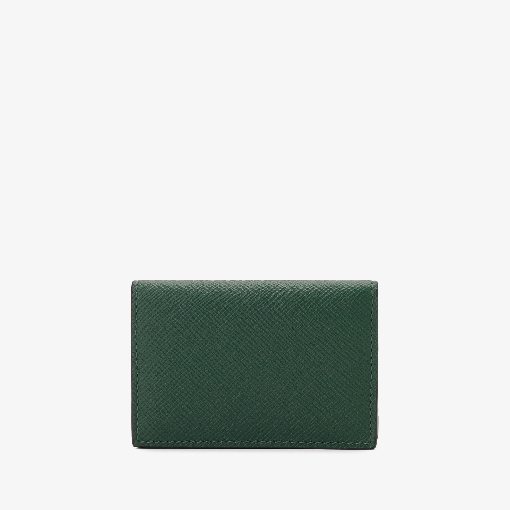 スマイソン　2つ折り財布　マネークリップ　カードケース　カーフ　Panama Panama Folded Card Case with Snap Closure | スマイソン SMYTHSON