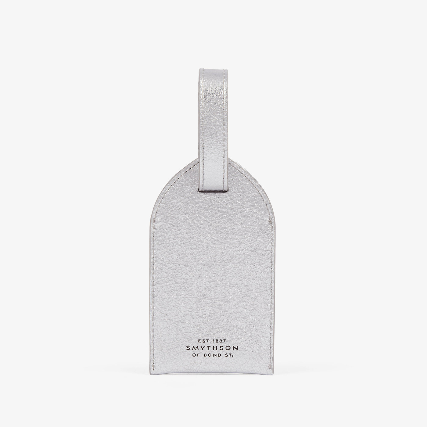 Luggage Tag in Metallic Leather | スマイソン SMYTHSON 日本公式