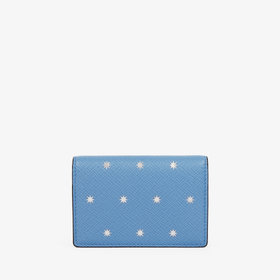 Folded Card Case with Snap Closure in Panama Stars