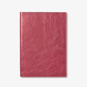 Soho Notebook in Metallic Leather | スマイソン SMYTHSON 日本公式