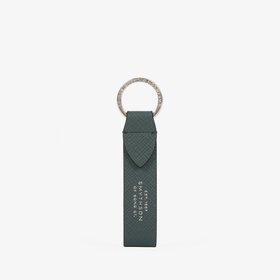 Keyring with Leather Strap in Panama