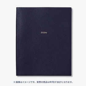 【予約】2027 Portobello Vertical Weekly Diary in Pastegrain