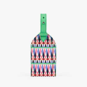 Luggage Tag in Panama Harlequin