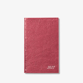 【予約】2027 Panama Weekly Diary in Metallic Leather