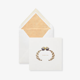 Thank You Peacock Card