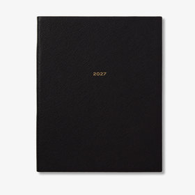 2027 Portobello Vertical Weekly Diary in Pastegrain
