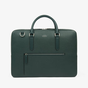 Ludlow Slim Brief Case Zip Front