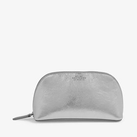 Cosmetic Case in Metallic Leather