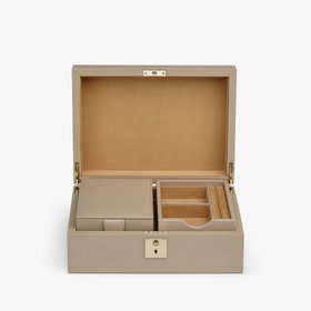 Panama Jewellery Box With Travel Tray