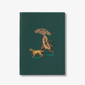 Burberry x Smythson Soho Notebook in Panama