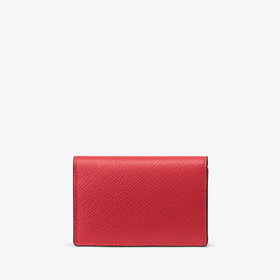 Panama Folded Card Case With Snap Closure