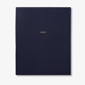2027 Portobello Vertical Weekly Diary in Pastegrain