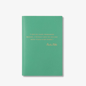 Smythson x Peter Rabbit and Friends Chelsea Notebook in Panama