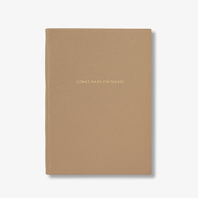Burberry x Smythson Soho Notebook in Pastegrain