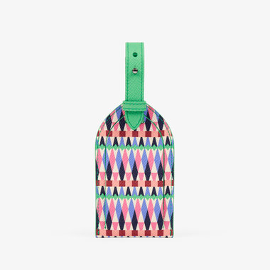 Luggage Tag in Panama Harlequin