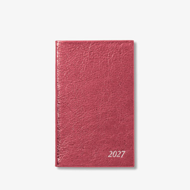 【予約】2027 Panama Weekly Diary in Metallic Leather