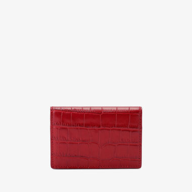  Folded Card Case With Snap Closure in Mara