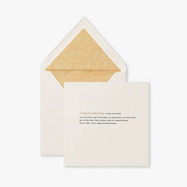 Congratulation Expressions Card