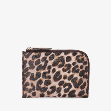 Panama Leopard Small Flat Pouch