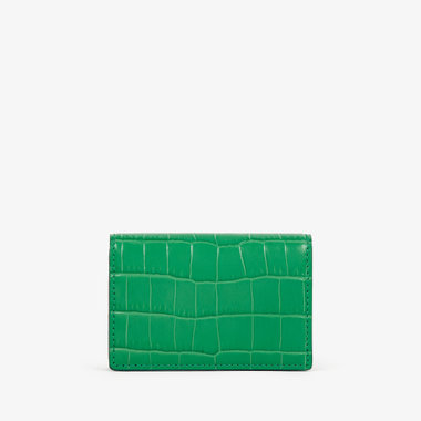 Folded Card Case with Snap Closure in Mara