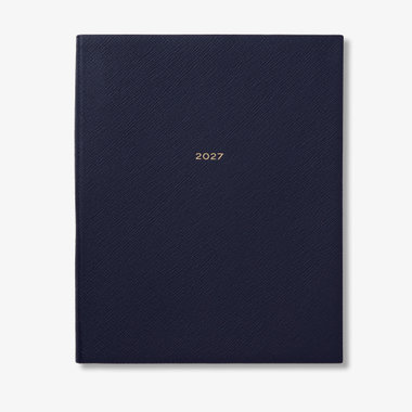 2027 Portobello Vertical Weekly Diary in Pastegrain