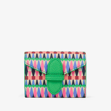 Single Playing Cards Case in Panama Harlequin