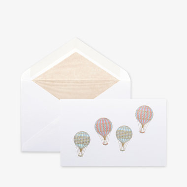 Greetniging Hot Air Balloons Card