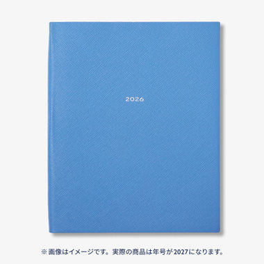 【予約】2027 Portobello Vertical Weekly Diary in Pastegrain