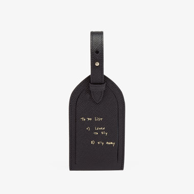 Smythson x Thomas Lélu Panama Luggage Tag