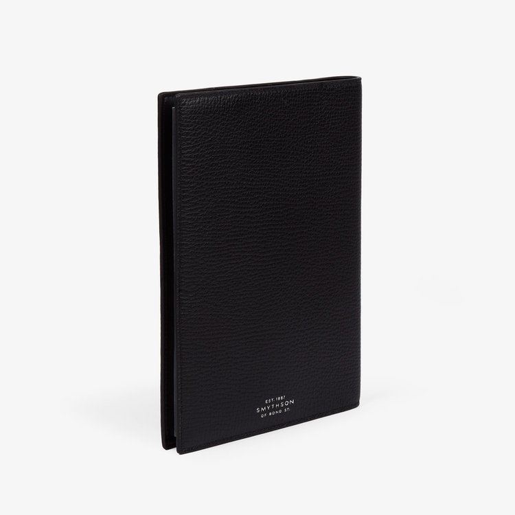 Smythson Evergreen Refillable Diary in Ludlow BLACK
