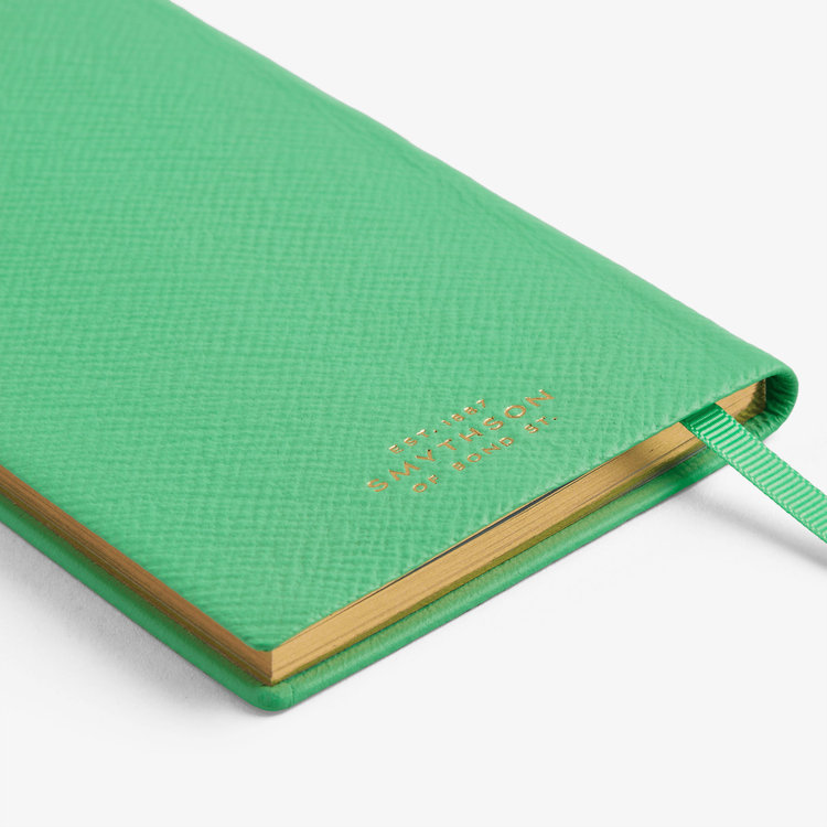 Smythson 2027 Memoranda Weekly Diary in Pastegrain SHAMROCK