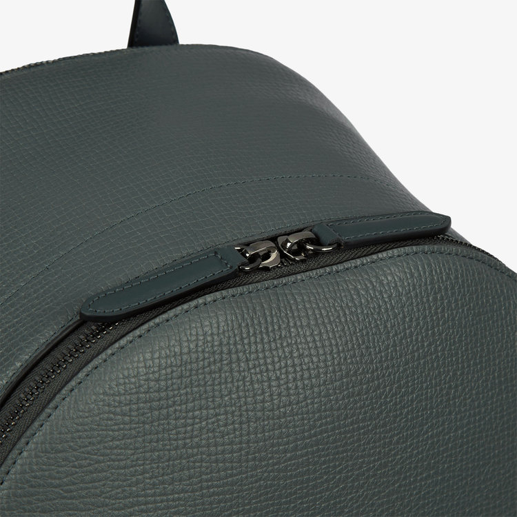 Smythson Backpack in Ludlow SLATE GREEN