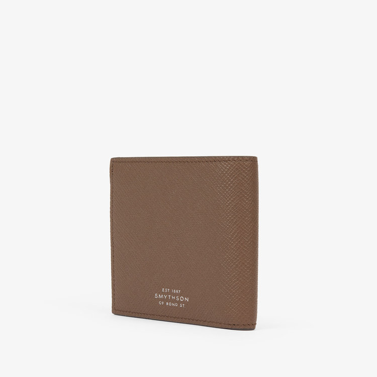 Smythson 6 Card Slot Wallet in Panama FAWN