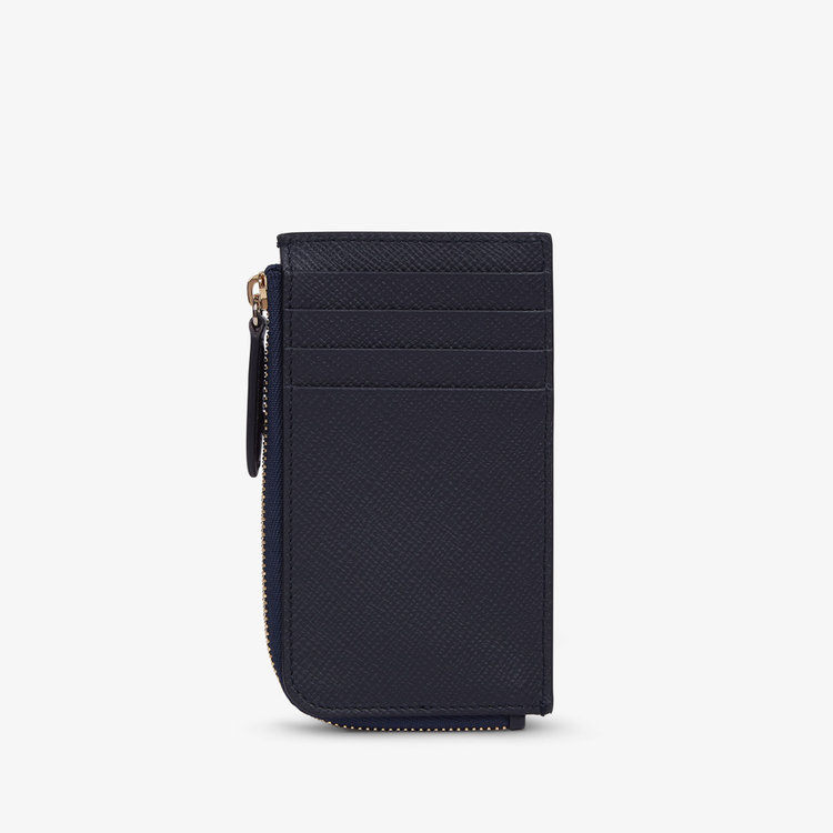 Smythson Panama 4CC Coin Purse NAVY