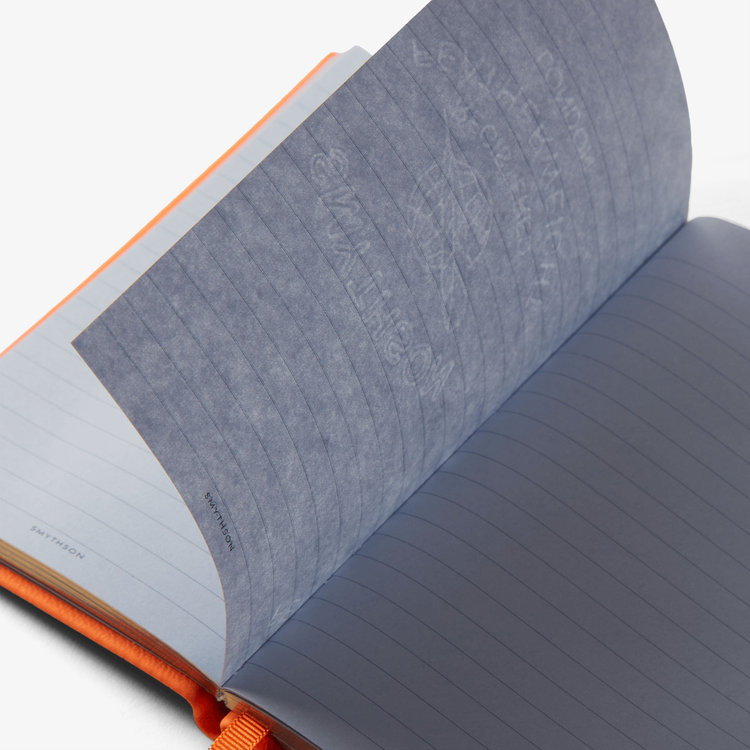 Smythson Pastegrain Panama My First Smythson Shooting Star BRIGHT TANGERINE