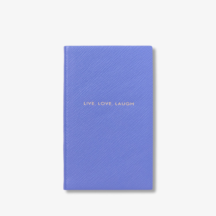 Live Love Laugh Panama Notebook in Pastegrain