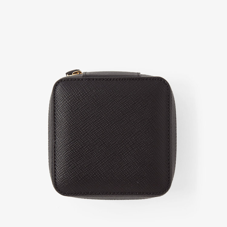Smythson Small Watch Box in Panana BLACK