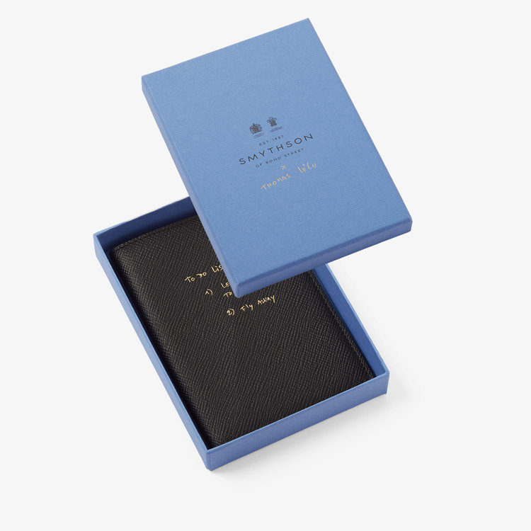 Smythson Smythson x Thomas Lélu Panama Passport Cover BLACK