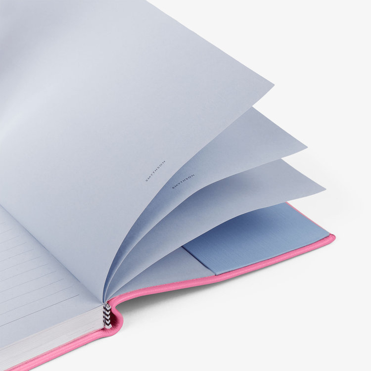 Smythson 【ポイント10%還元】Pastegrain Soho Planner FLAMINGO