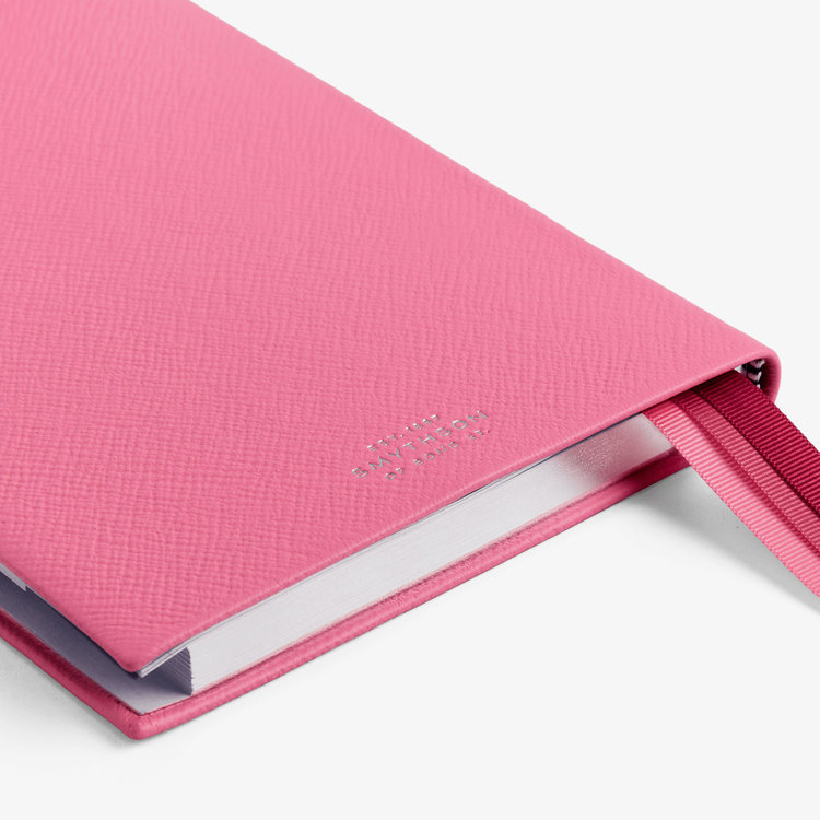 Smythson 【ポイント10%還元】Pastegrain Soho Planner FLAMINGO