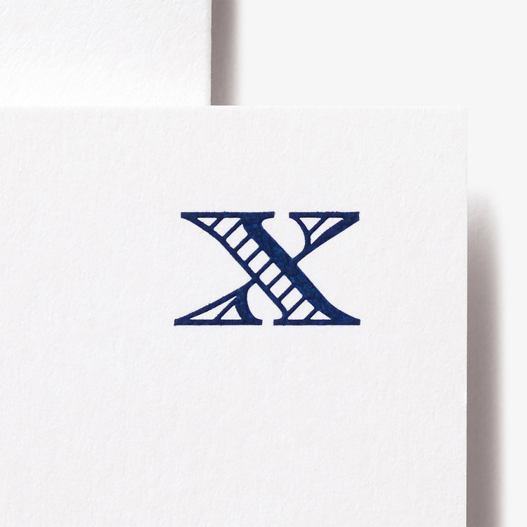 Initial X Alphabet 10 Card Set