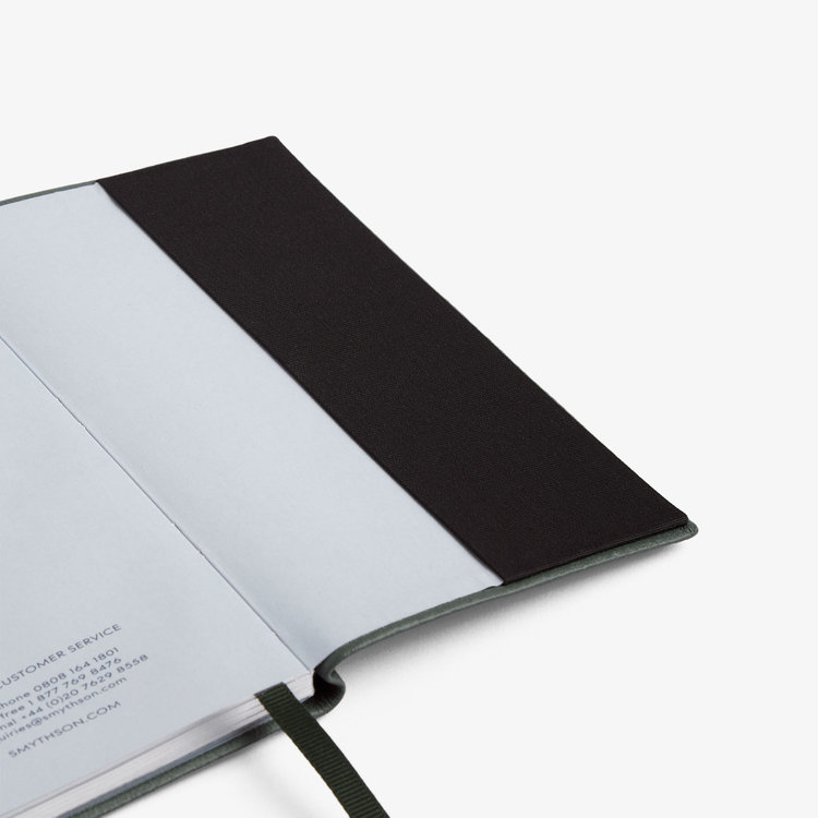 Smythson 【予約】2027 Panama Weekly Diary in Pastegrain SLATE GREEN