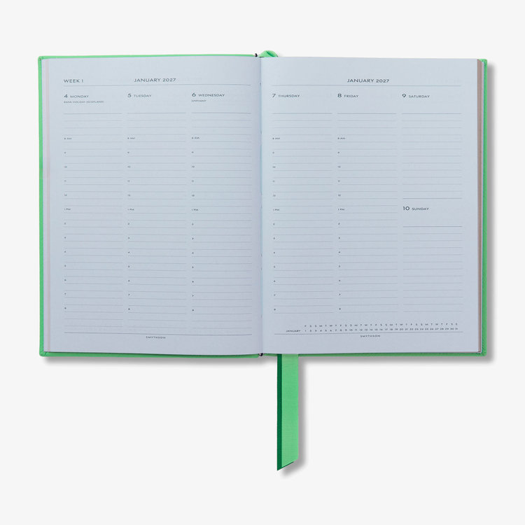 2027 Soho Vertical Weekly Diary in Pastegrain