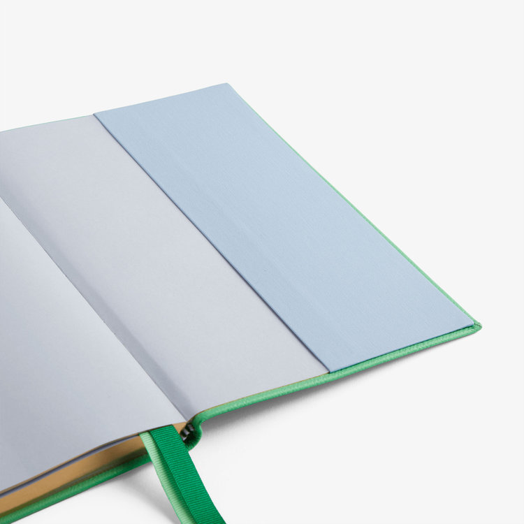 Smythson 2027 Soho Vertical Weekly Diary in Pastegrain SHAMROCK