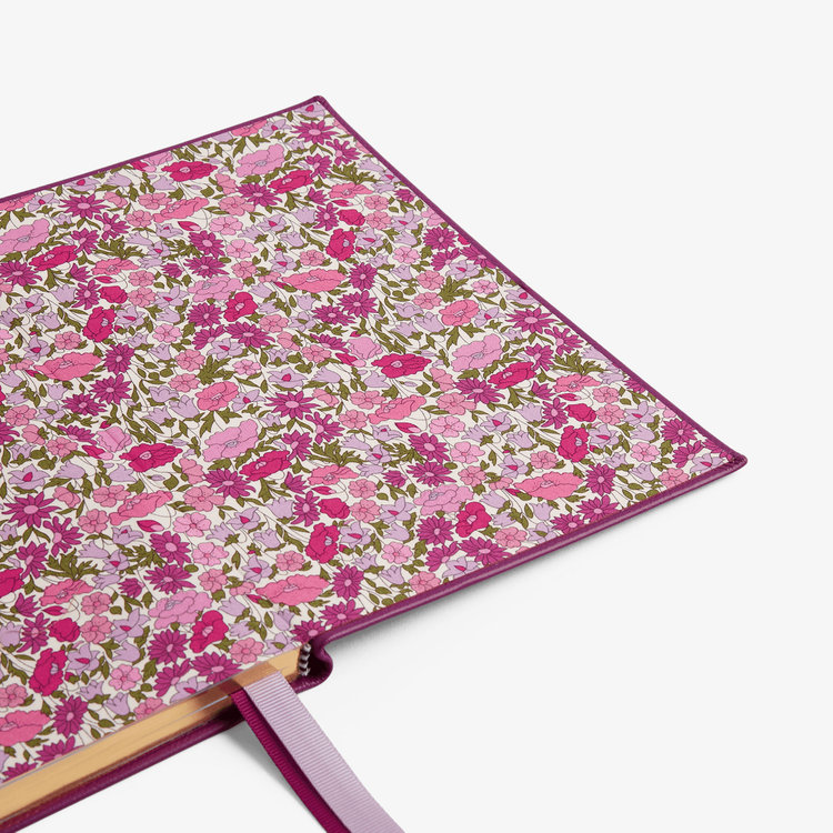 Smythson 2027 Soho Liberty Weekly Diary in Pastegrain BRIGHT PURPLE