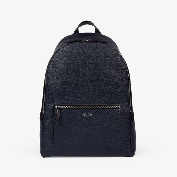 Smythson Backpack in Ludlow NAVY