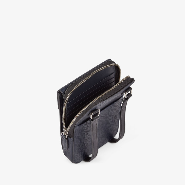Smythson Ludlow Crossbody Pouch NAVY
