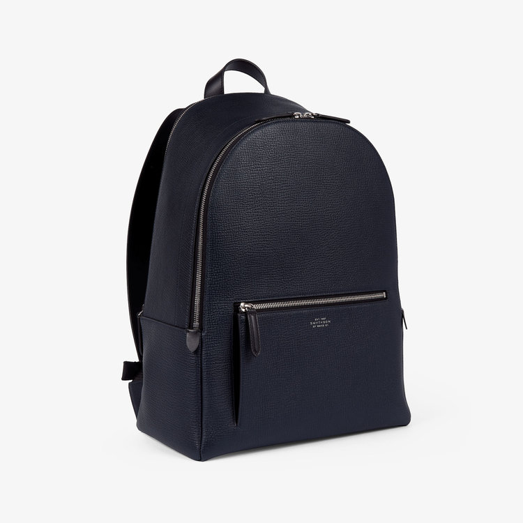 Smythson Backpack in Ludlow NAVY