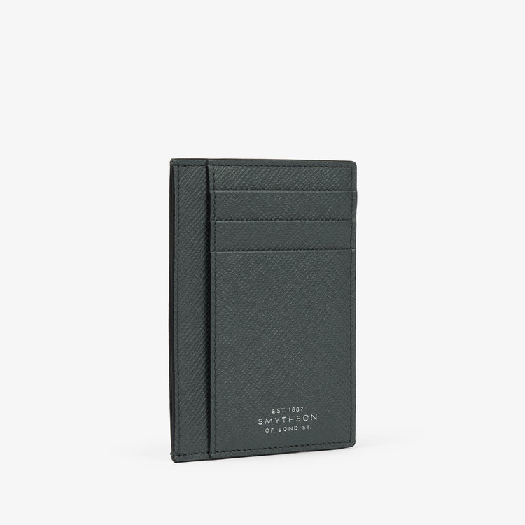Smythson Panama 773 Card Holder S GREEN