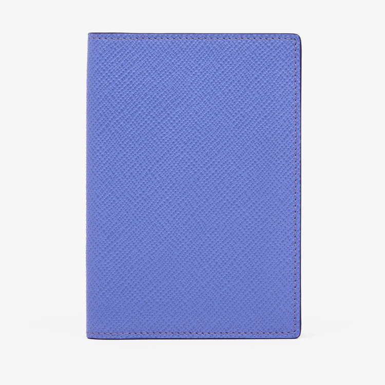 Smythson Panama Passport Cover ULTRA VIOLET